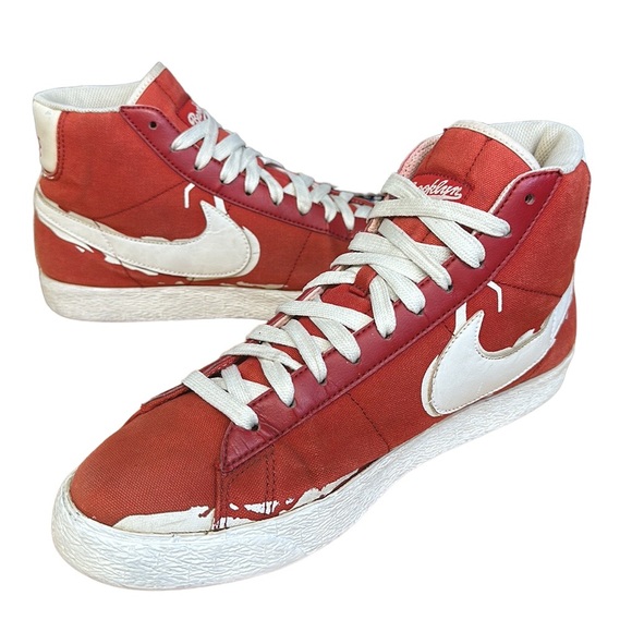 Nike Blazer High Brooklyn Jackie Robinson Pack Red #316664-612 Men’s Size 9.5 - Picture 3 of 12
